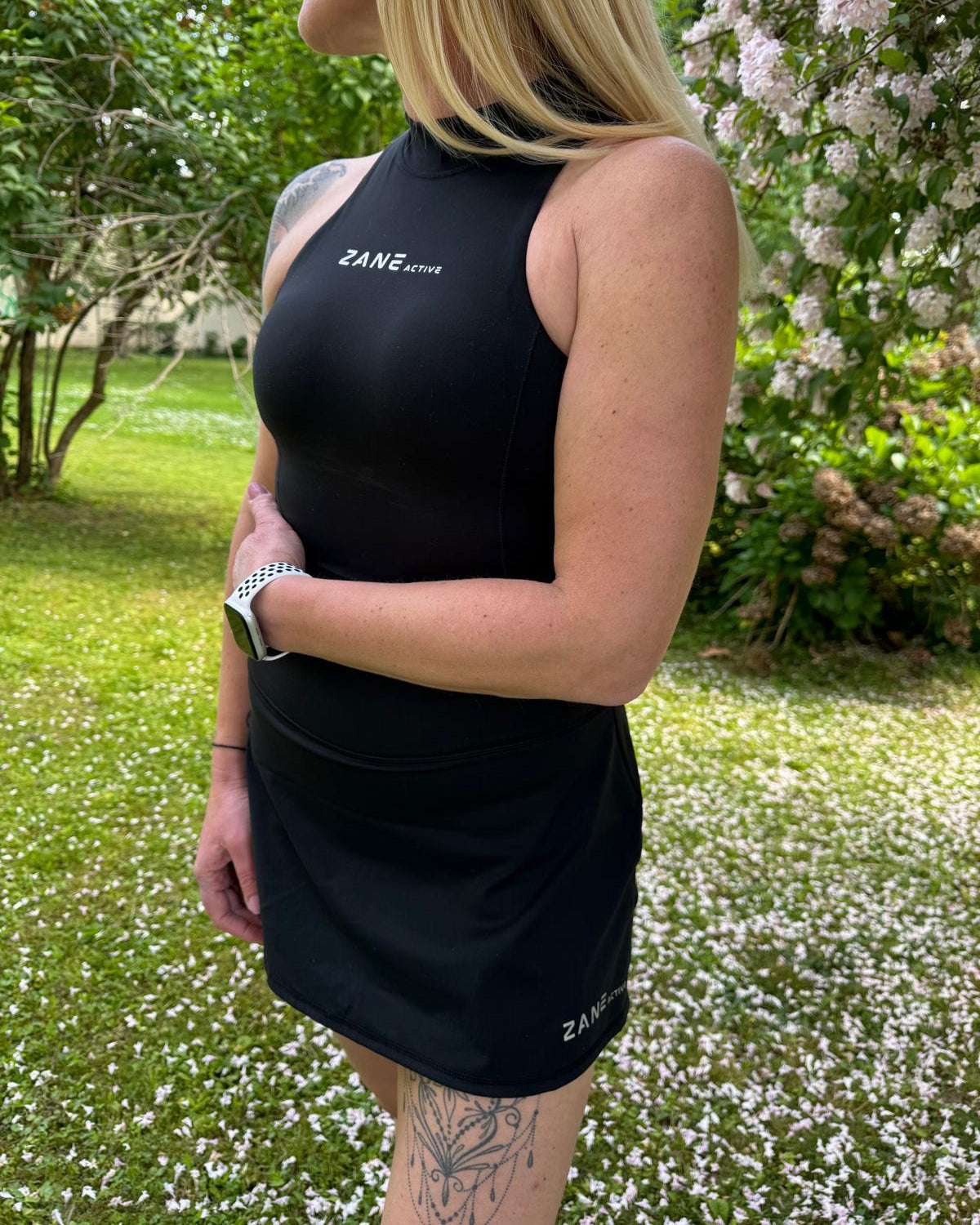 Black Tenis, Golf & Padel Sport Top - ZANE Active