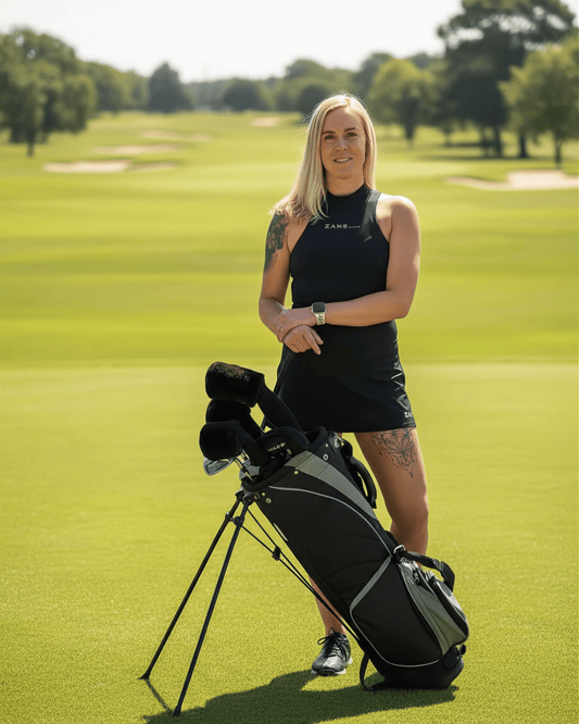 Black Tennis, Golf & Padel Skort - ZANE ACTIVE