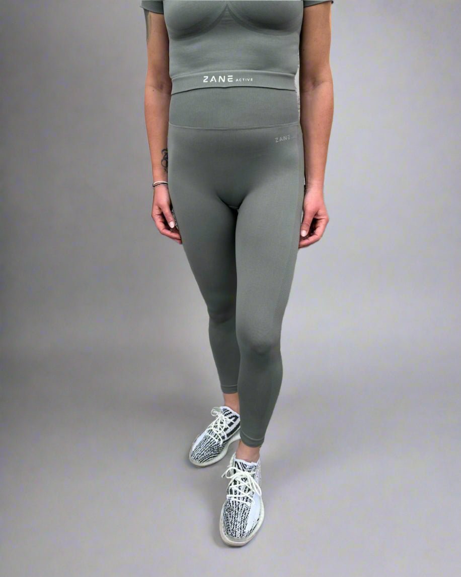 Sage Green Leggings - ZANE Active