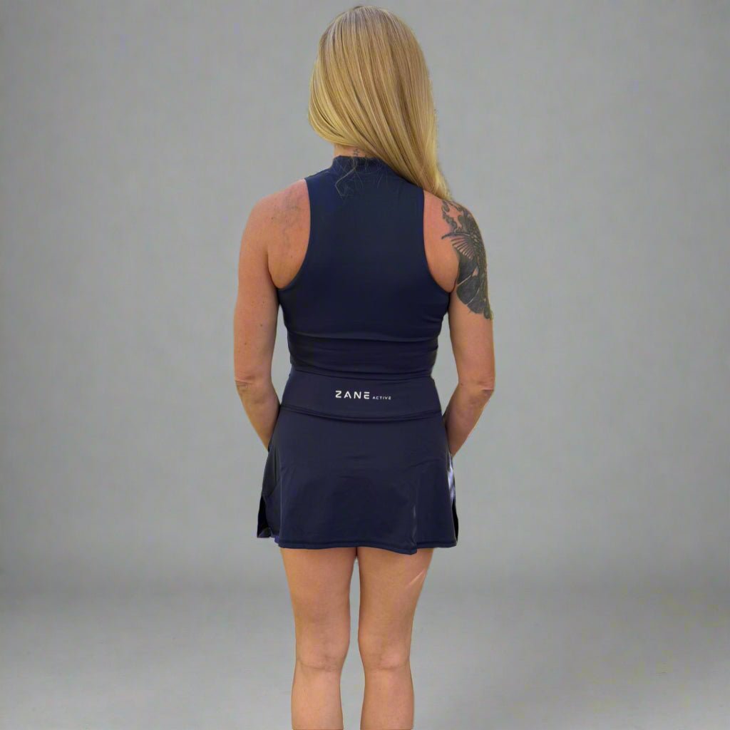 Navy Tennis, Golf & Padel Sport Top - ZANE Active