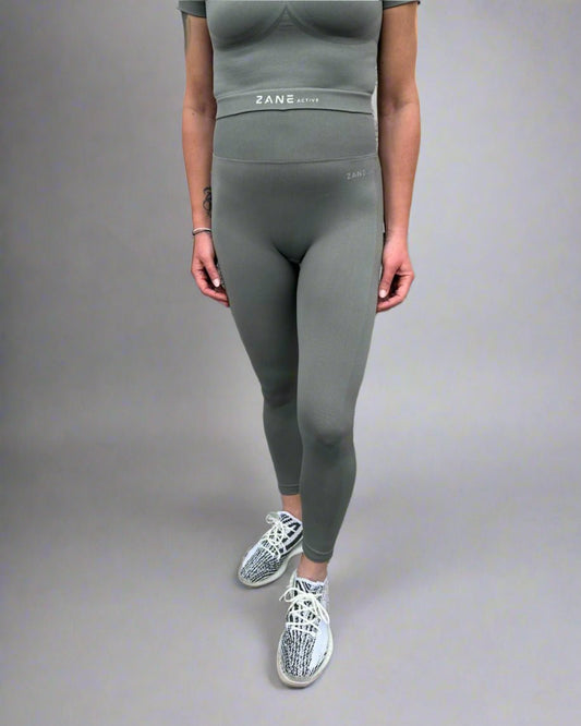 Sage Green Leggings - ZANE Active