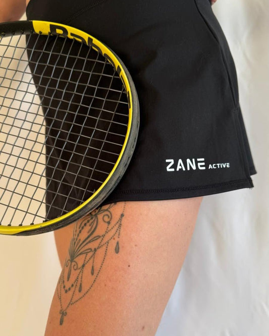 ZANE Active Black Tennis, Golf & Padel Skort (krilo s kratkimi hlačkami) - ZANE Active