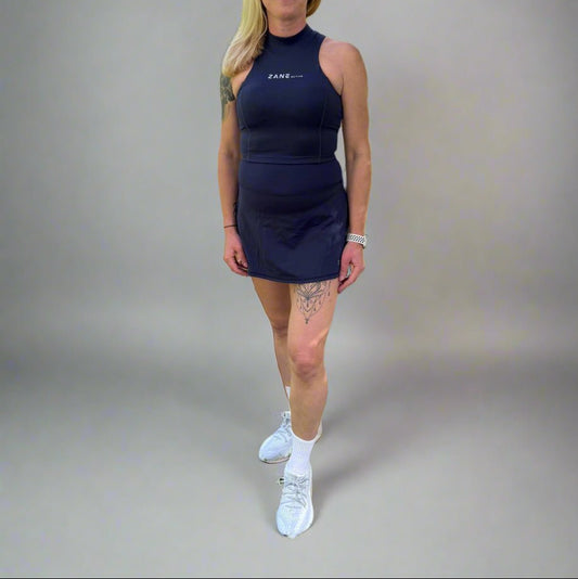 ZANE Active Navy Tennis, Golf & Padel Skort (krilo s kratkimi hlačkami) - ZANE Active